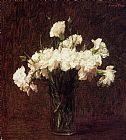 White Carnations by Henri Fantin-Latour